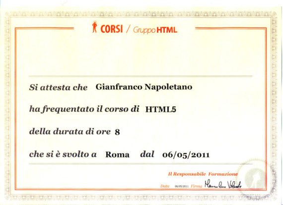 Corso HTML5