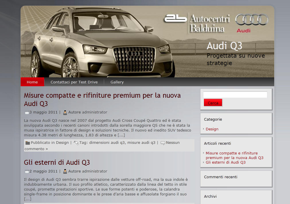 Audi Q3 Autocentri Balduina Srl